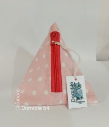 petite trousse rose a pois